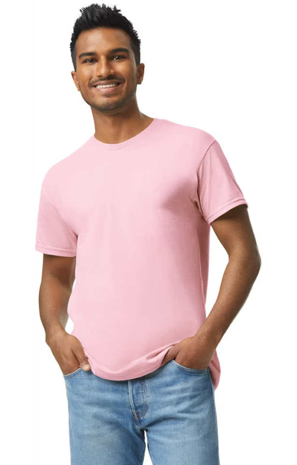 Double Logo - Gildan G500 Adult Heavy Cotton 5.3 oz. T-Shirt