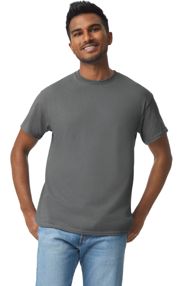 Double Logo - Gildan G500 Adult Heavy Cotton 5.3 oz. T-Shirt