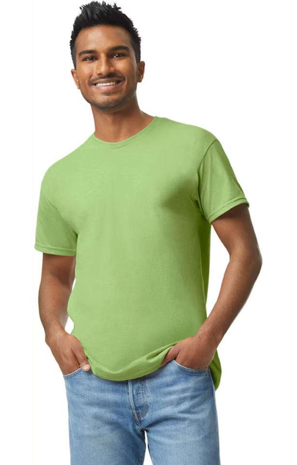 Double Logo - Gildan G500 Adult Heavy Cotton 5.3 oz. T-Shirt