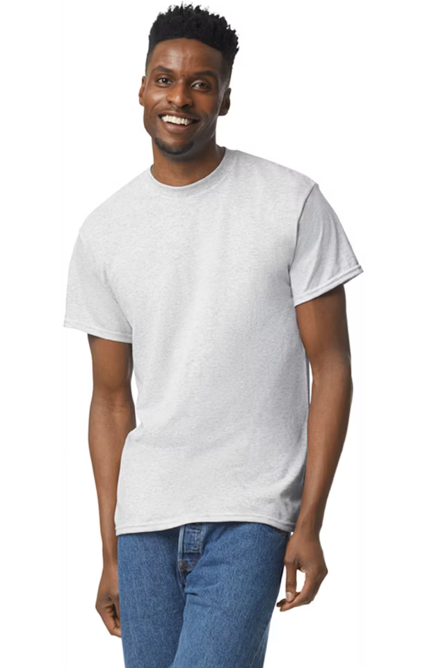 Double Logo - Gildan 6800 Adult 50/50 T-Shirt