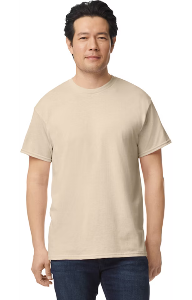 Double Logo - Gildan 6800 Adult 50/50 T-Shirt