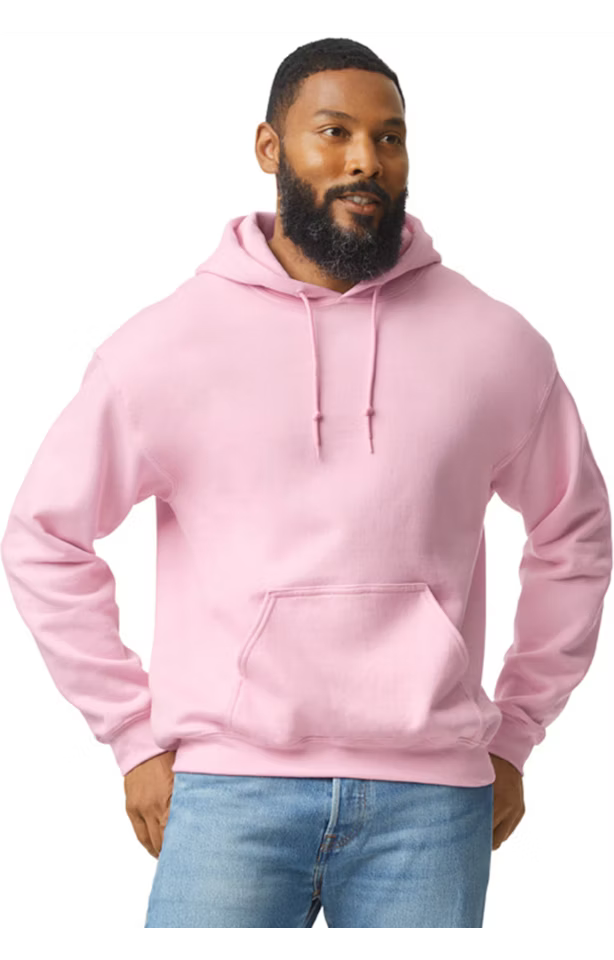 Double Logo - Gildan G185 Adult Heavy Blend 50/50 Hooded Sweatshirt