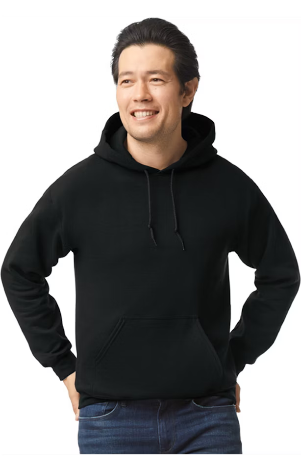 Single Logo - Gildan G185 Adult Heavy Blend 50/50 Hooded Sweatshirt
