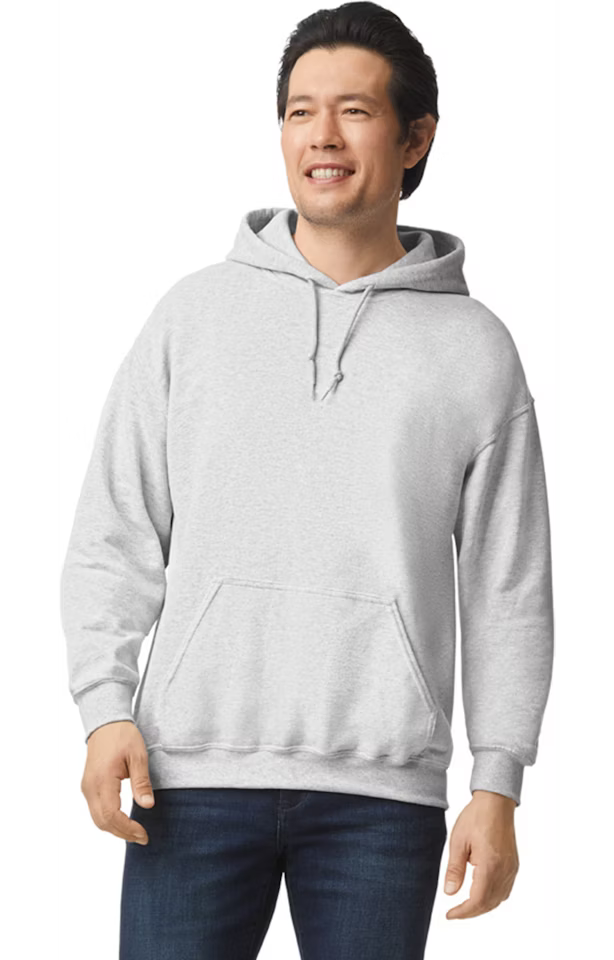 Double Logo - Gildan G185 Adult Heavy Blend 50/50 Hooded Sweatshirt