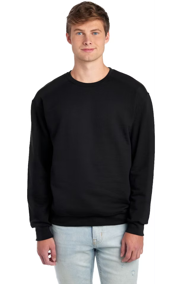Single Logo - Jerzees 562 Adult Fleece Crew