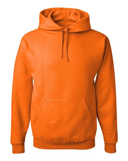 Single Logo Hoodie - Jerzees 996 Adult Fleece Pullover Hooded Sweatshirt