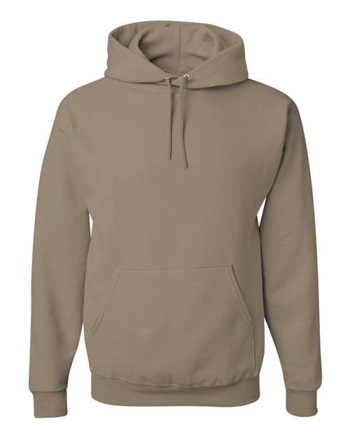 Single Logo Hoodie - Jerzees 996 Adult Fleece Pullover Hooded Sweatshirt