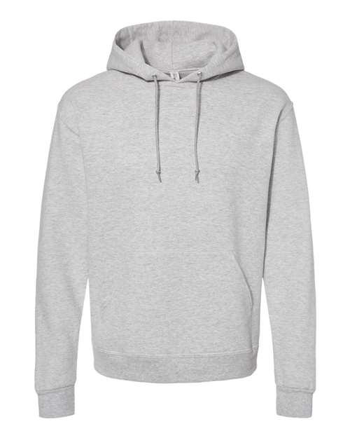 Double Logo Hoodie - Jerzees 996 Adult Fleece Pullover Hooded Sweatshirt