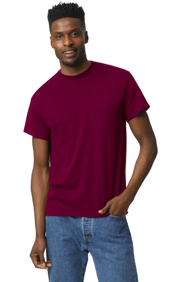 Single Logo - Gildan 6800 Adult 50/50 T-Shirt