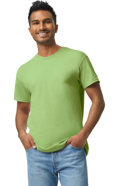 Double Logo - Gildan G500 Adult Heavy Cotton 5.3 oz. T-Shirt