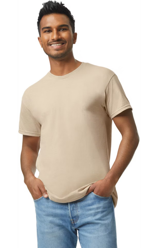 Double Logo - Gildan G500 Adult Heavy Cotton 5.3 oz. T-Shirt