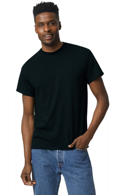Single Logo - Gildan 6800 Adult 50/50 T-Shirt