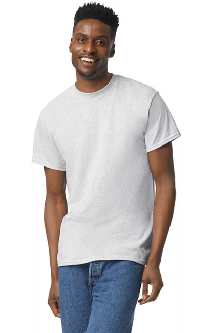 Double Logo - Gildan 6800 Adult 50/50 T-Shirt