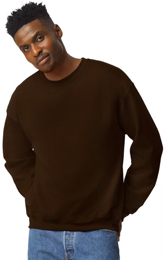 Double Logo- Gildan G180 Adult Heavy Blend 50/50 Fleece Crew