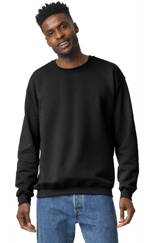 Single Logo- Gildan G180 Adult Heavy Blend 50/50 Fleece Crew