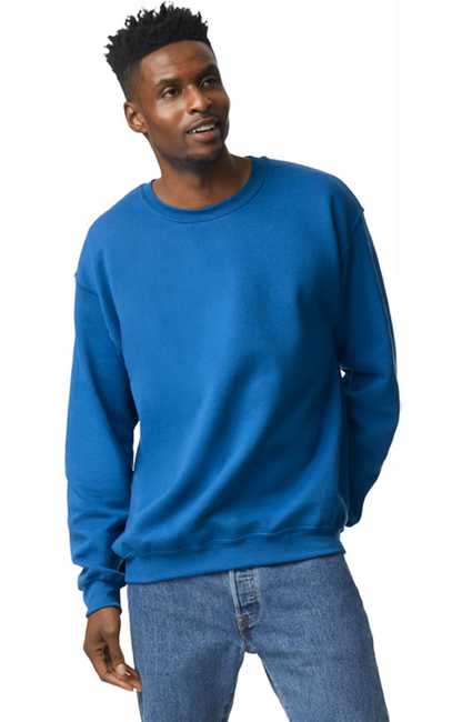 Single Logo- Gildan G180 Adult Heavy Blend 50/50 Fleece Crew