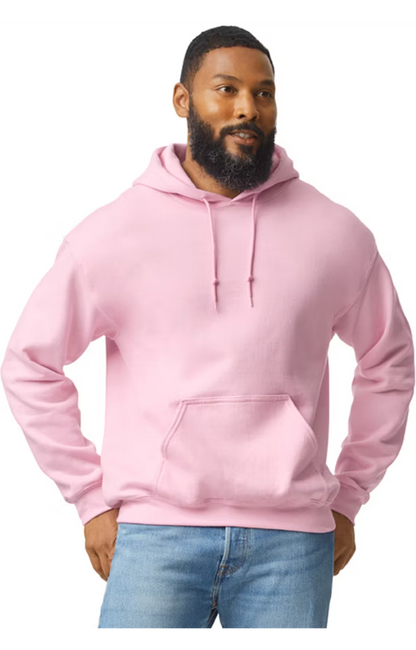 Single Logo - Gildan G185 Adult Heavy Blend 50/50 Hooded Sweatshirt