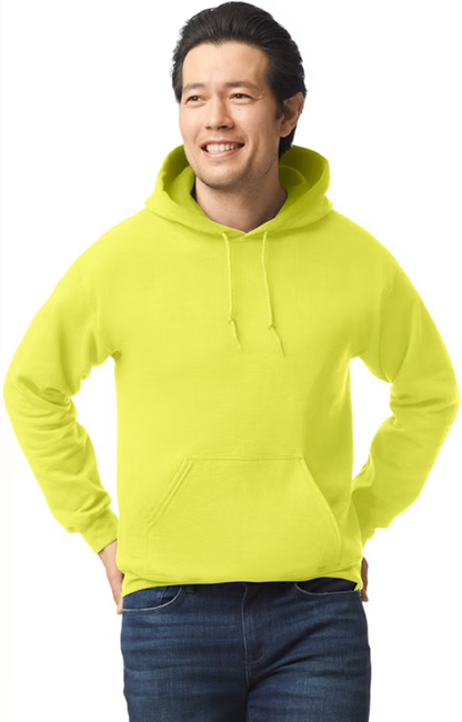 Single Logo - Gildan G185 Adult Heavy Blend 50/50 Hooded Sweatshirt