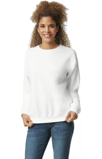 Double Logo- Gildan G180 Adult Heavy Blend 50/50 Fleece Crew