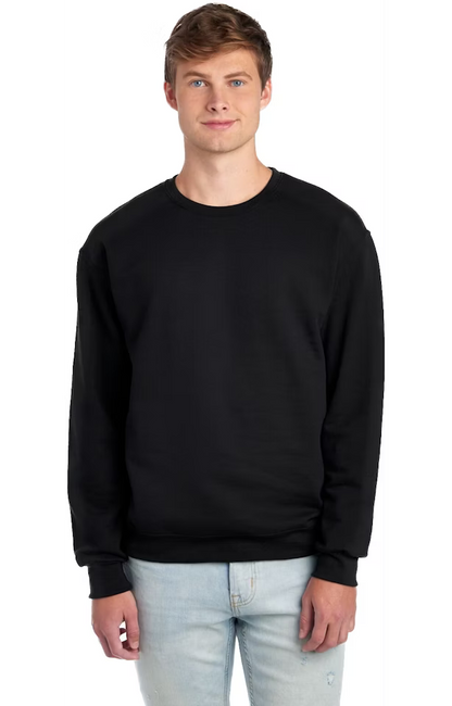 Single Logo - Jerzees 562 Adult Fleece Crew