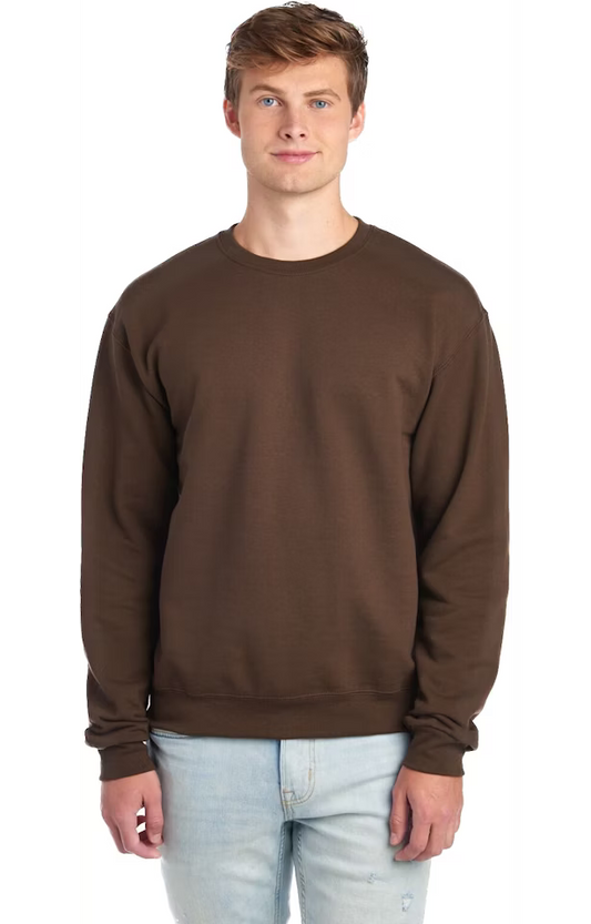 Single Logo - Jerzees 562 Adult Fleece Crew