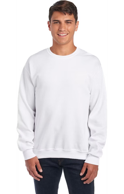 Single Logo - Jerzees 562 Adult Fleece Crew
