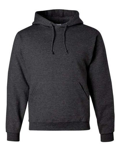 Single Logo Hoodie - Jerzees 996 Adult Fleece Pullover Hooded Sweatshirt