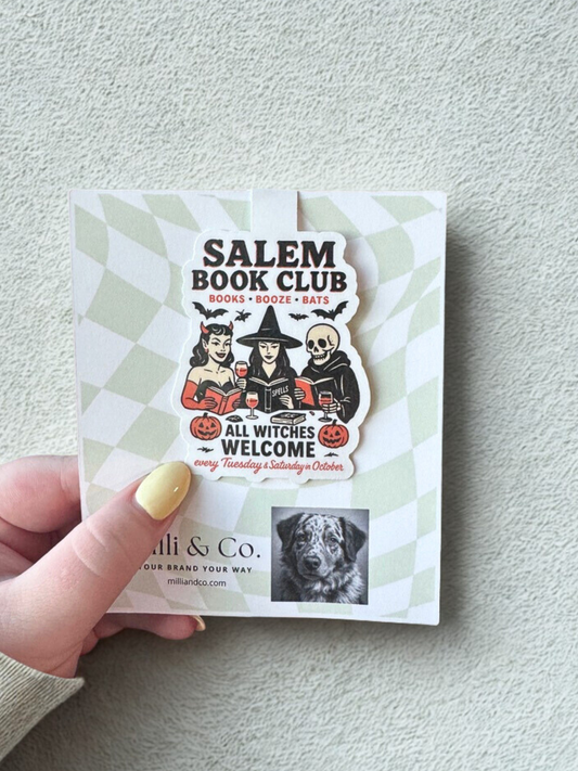 Magnetic Bookmark | Salem Book Club